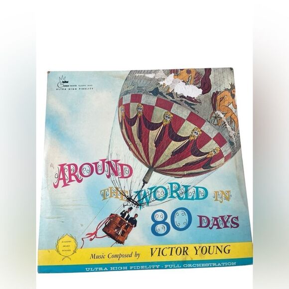 RARE VICTOR YOUNG - AROUND THE WORLD IN 80 DAYS LP SOUNDTRACK VINYL RECORD - Picture 3 of 7